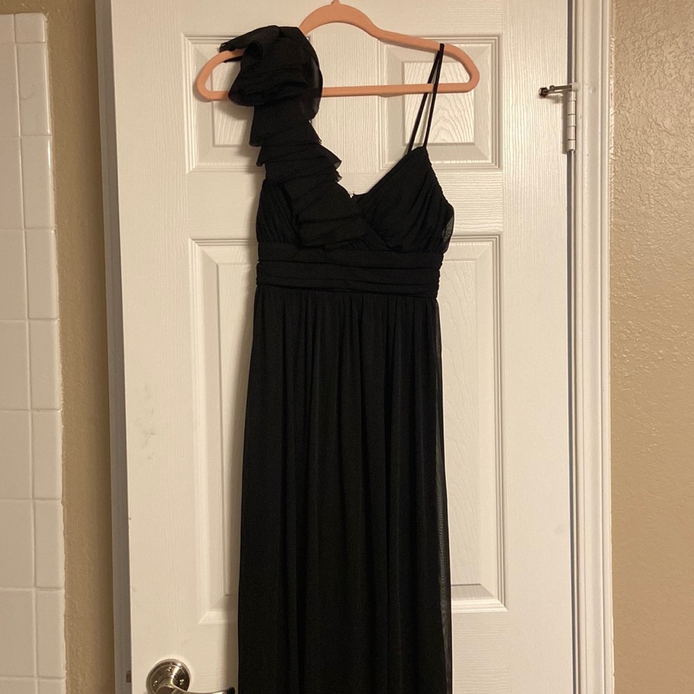 Black evening gown